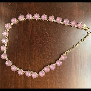 EUC J. Crew Purple Crystal Necklace One Size